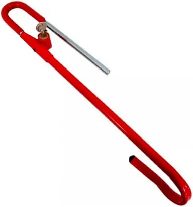 Trava Antifurto Segurança Aço Volante Direção Pedal Veículo Universal Trava Antifurto de Segurança Aço Volante Direção Pedal Veículo