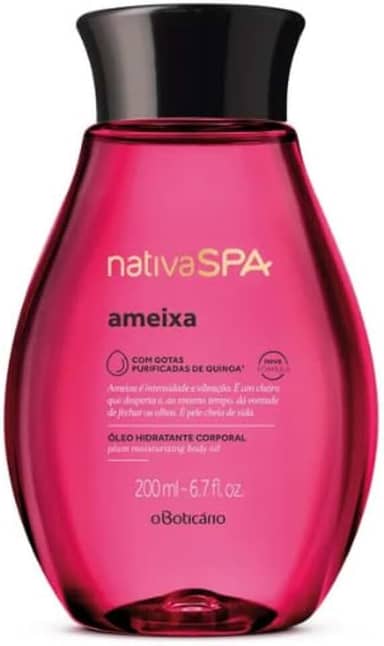 O BOTICARIO NATIVA SPA OLEO HIDRATANTE COPORAL AMEIXA 200ml