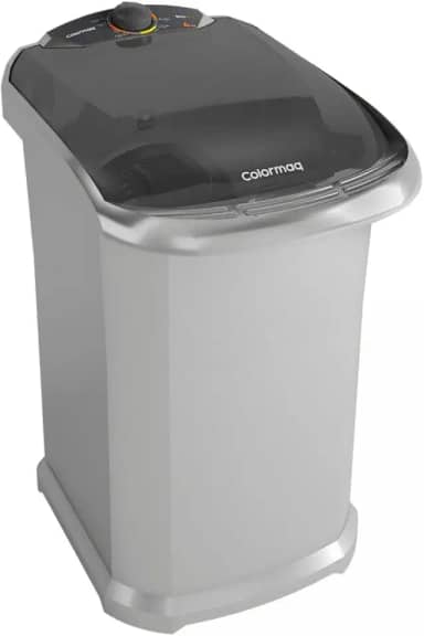 Colormaq Maquina de Lavar Roupa Semi Automatica Tanquinho 6kg LCT6 Prata 220v