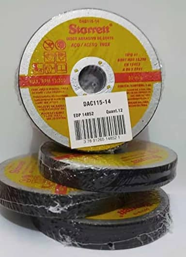 Disco Corte Speed 4.1/2 Starrett - 12 Un