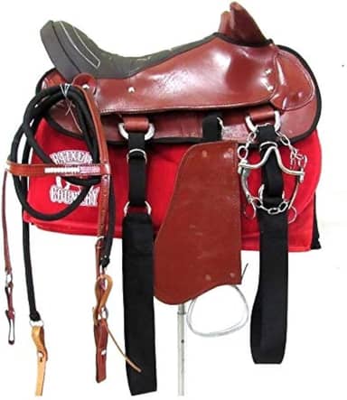 Sela De Cabeça Havana Simples para Cavalgada E Passeios Completa Com Manta e Freio Inox