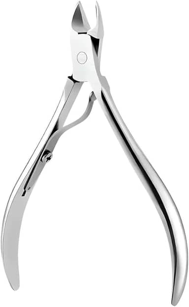 Alicate de Cutícula Inox Profissional – Ferramenta Afiada Manicure Pedicure em Aço Carbono para Cortador de Unhas, Higiene das Cutículas, Uso em Salão ou Casa