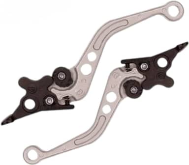 Alavanca De Freio Esportiva Para Moto Com Ajustador – CompatíVel Com Freio A Disco (CROMADO)