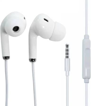 VERDE Fone de Ouvido P2 com Fio Intra Auricular, Microfone Integrado (Branco)