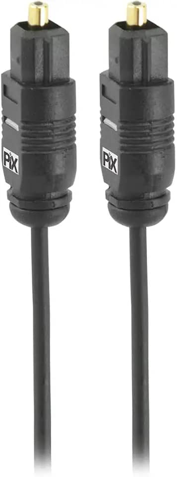 PIX Cabo Óptico Toslink Basic 3 Metros - Cabo para Áudio Digital 018-9003