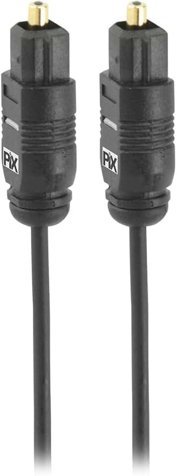 PIX Cabo Óptico Toslink Basic 3 Metros - Cabo para Áudio Digital 018-9003