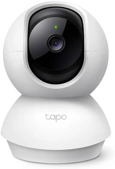 TP-Link Tapo C200, Camera de Segurança Wi-Fi 360º, 1080p Full HD, Visão Noturna, Audio de duas vias, Detecção de Movimentos, Trabalha com Alexa, 512G de Armazenamento Local, Armazenamento na Nuvem