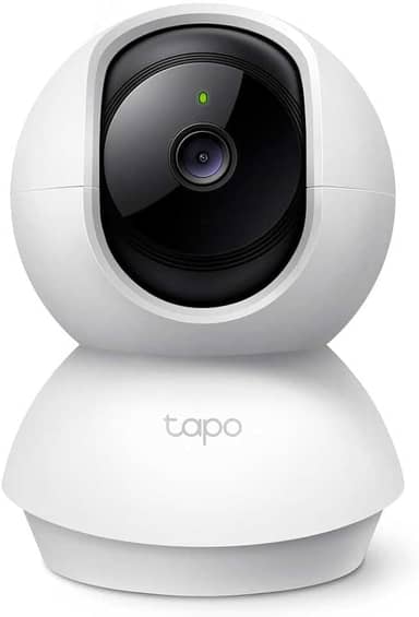 TP-Link Tapo C200, Camera de Segurança Wi-Fi 360º, 1080p Full HD, Visão Noturna, Audio de duas vias, Detecção de Movimentos, Trabalha com Alexa, 512G de Armazenamento Local, Armazenamento na Nuvem