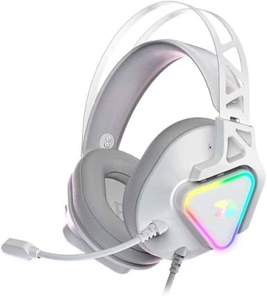 Headset Gamer Redragon Rgb Cadmus Branco - H370W-RGB