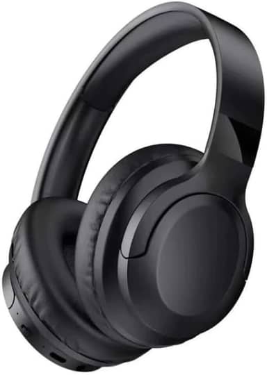 Fone De Ouvido Bluetooth 5.3 Headphone Sem Fio Fone Corrida Academia Com Cancelamento de Ruído On-ear Dobrável Qualidade PREMIUM (Preto)
