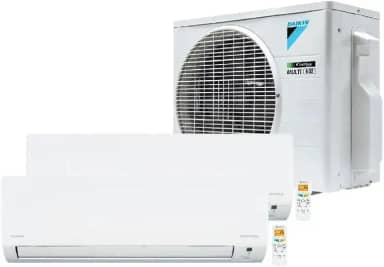 Ar Condicionado Bi Split Hi Wall Inverter Daikin Lite Smart 2x9000 BTU/h Quente e Frio 2MXC18RMVM – 220 Volts