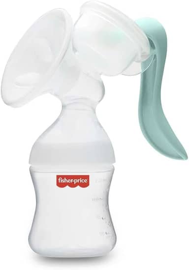 Bomba de Leite Materno Manual Branco e Verde 130ml Fisher Price - BB321