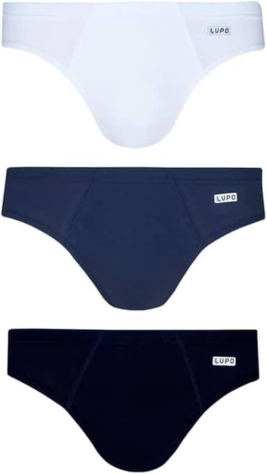 Kit 3 Cuecas Slip, Lupo, Masculino