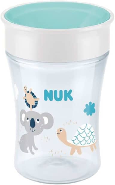 NUK Magic Copo Antivazamento 360° Boy, 230 ml, Azul