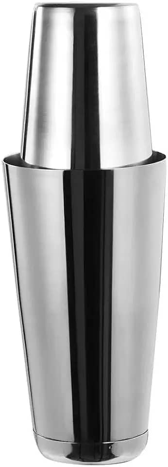 Mimo Style, Coqueteleira Inox Profissional Boston Barman 2 Copos Linda