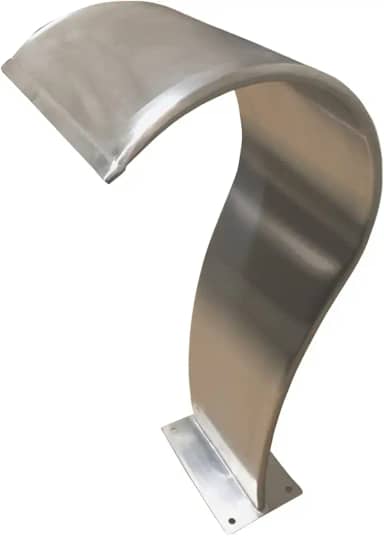 Cascata Para Piscina Naja Inox 60 cm Base Reta Engate Soft