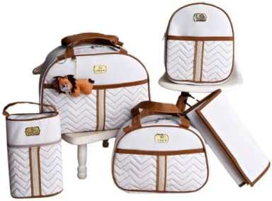 kit 5 Bolsas Mala Saída Maternidade