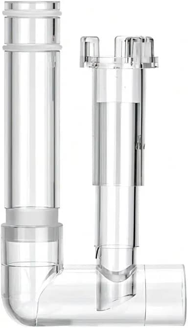 MiOYOOW Escumadeira de superfície de aquário, removedor de filme de óleo de aquário suspenso, acessório de filtro de entrada/saída de tubo de aquário para aquário