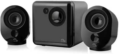 Caixa De Som Multilaser 2.1 Preto E Grafite Usb - SP166