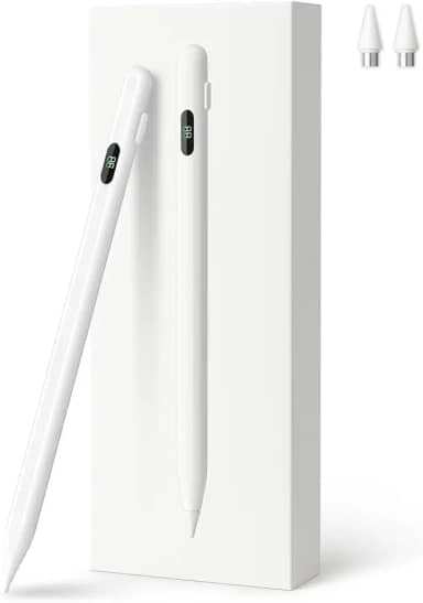 Caneta Stylus Digital Touch Compatível Com Ipad Android Tablet Pencil Sensibilidade de Inclinação Led De Bateria Carga Rápida