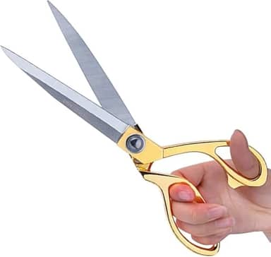 Tesoura Profissional Alfaiate Aço Inox Costura Roupa Tecido Arremate Artesanato 23cm