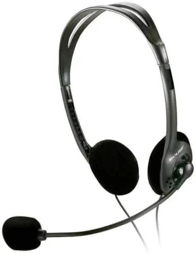 Fone De Ouvido Multilaser Headset Stereo Com Fio 32 Ω Preto P2 - PH002