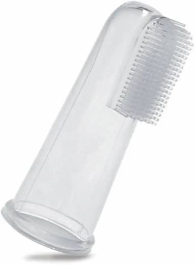 Adoleta Bebê Massageador Escova Dental de Silicone Transparente