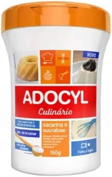 Adoçante em Pó Adocyl Culinário Sacarina e Sucralose 150g