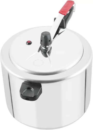 Panela de Pressão Alumínio Globo – Válvula de Segurança, Produção Nacional, Cabo Reforçado, Certificada pelo Inmetro (10 L)