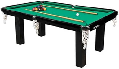 Mesa De Sinuca Residencial em MDF em Tecido Verde - Klopf Cód. 1035