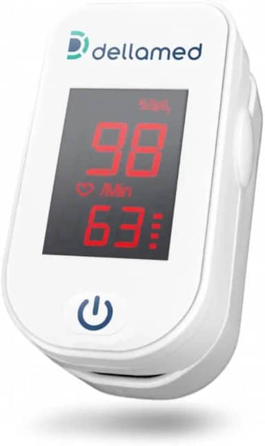 Oxímetro Digital Led de Dedo Portátil Dellamed
