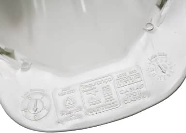 Capacete de Segurança com Carneira Branco Plastcor Inmetro