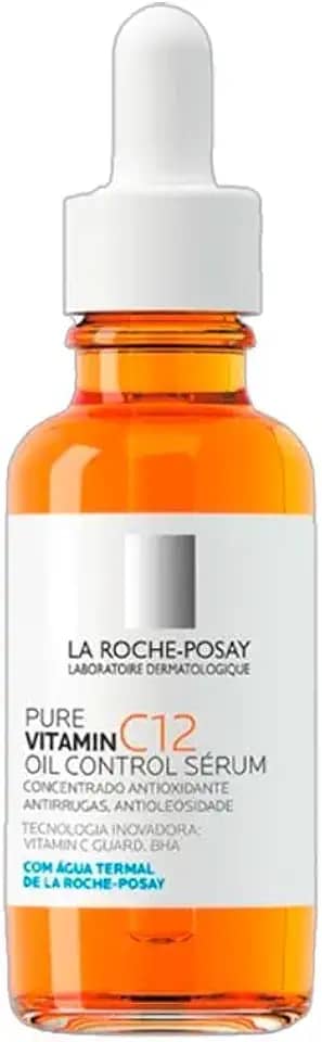 La Roche-Posay, Sérum Antirrugas para Peles Oleosas, Pure Vitamin C12 Oil Control
