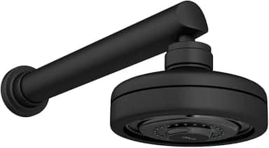 Chuveiro com tubo de parede AcquaPlus, Black Matte, Deca, 1990.BL.CT.MT