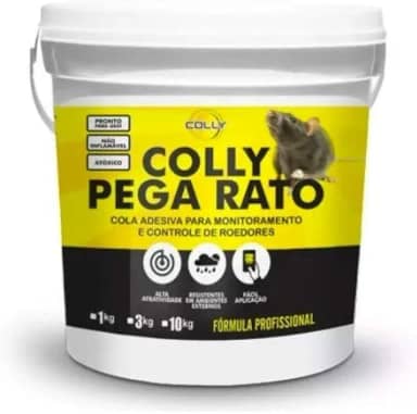 Ratoeira Cola Pega Rato Colly - 1kg