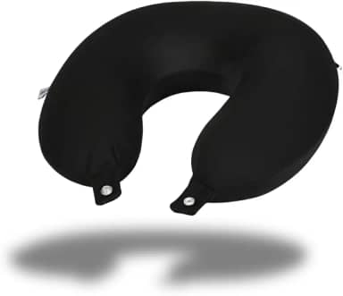 Travesseiro Para Viagem Almofada Nasa Almofada De Pescoço Com Botão, Almofada De Apoio Anatômica Para Avião, Carro E Ônibus, Descanso Confortável, Portátil E Macio, Para Dormir (Cor Sortida)