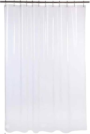 1 Cortina Box Banheiro PVC Fosca Antimofo 140x200