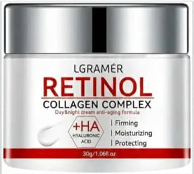 Sérum Facial Retinol e Colágeno com Ácido Hialurônico | Anti-Idade, Rugas e Firmeza da Pele