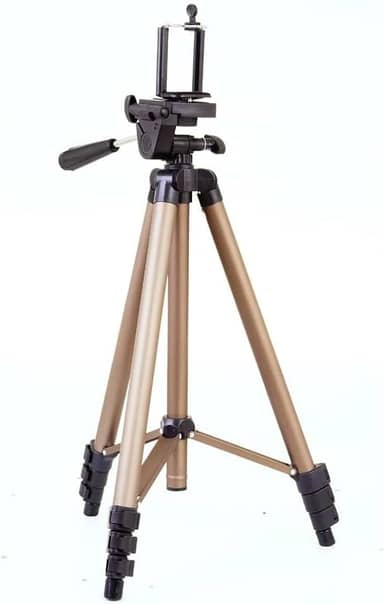 Tripé Para Fotografia com Clip Para Smartphone, Weifeng WT3130, Alumínio Anodizado