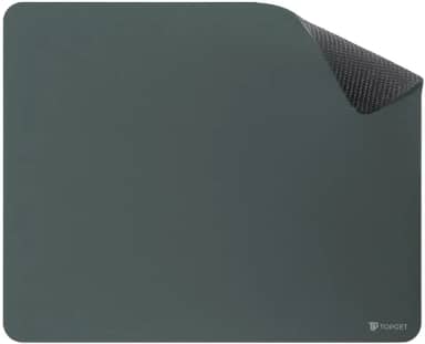 Mouse Pad TopGet ProControl | Gamer & Home Office | Precisão, Deslize Suave | Base Borracha Antiderrapante, Poliéster Durável | 22x18 cm (Grafite)