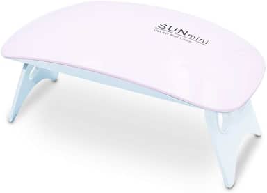 Mini Cabine Led/uv Sun Mini Portátil 6w Unhas Gel Branca Bivolt