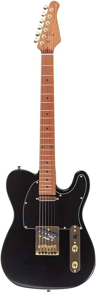 Guitarra Telecaster Benson SS Hardy 904 Black Gold com Bag