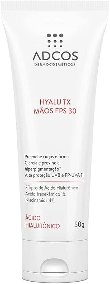 ADCOS Hyalu TX Mãos FPS 30 - Creme Rejuvenescedor 50g