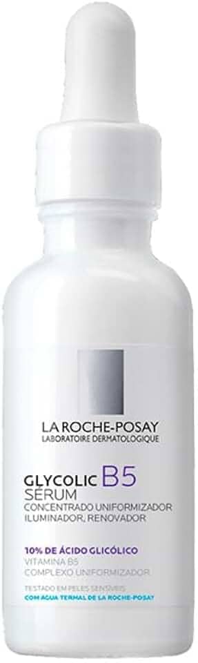 La Roche-Posay, Glycolic B5 Sérum Retexturizador e Renovador com 10% de Ácido Glicólico e Vitamina B5 30ML