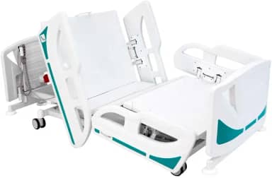 Cama Hospitalar Motorizada 1040.T Luxo 8 Movimentos Com Elevação de Leito e Posição Poltrona Segurança e Conforto Para Idosos