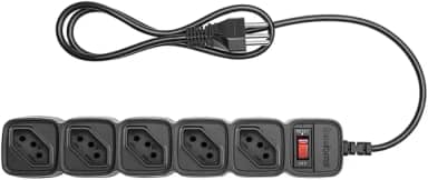 Filtro de Linha com 5 Tomadas EPE 205+ Preto Intelbras