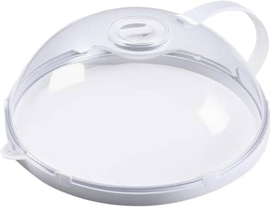 Tampa Microondas Anti-Respingo Com Alça Transparente Anti Sujeira Com Válvula Premium