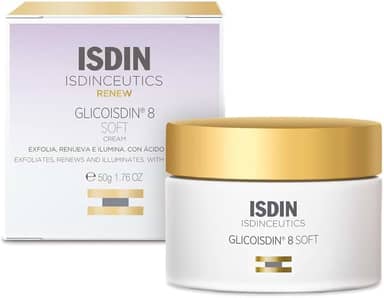 ISDIN Creme Facial com Ácido Glicólico Efeito Peeling Isdinceutics Glicoisdin 8 Soft - 50g