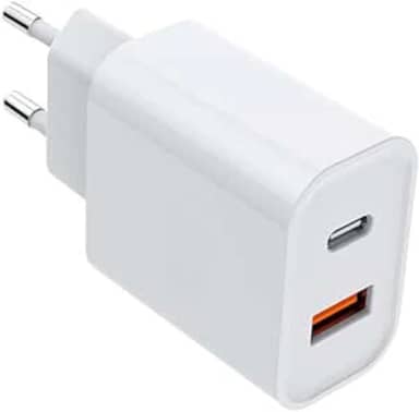 Carregador Universal Ultra Rápido/Turbo Duo, USB-C e USB-A Power Delivery 40W, 9.1 A Quick Charge 4.0