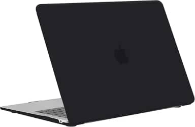 Capa Case Compatível Para Macbook New Air 13,3'' A1932/ A2179/ A2337 M1 (2018-2020)-PRETO FOSCO,Policarbonato, Rígido,Fina e Leve
